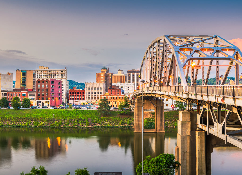 Charleston, West Virginia, USA Skyline