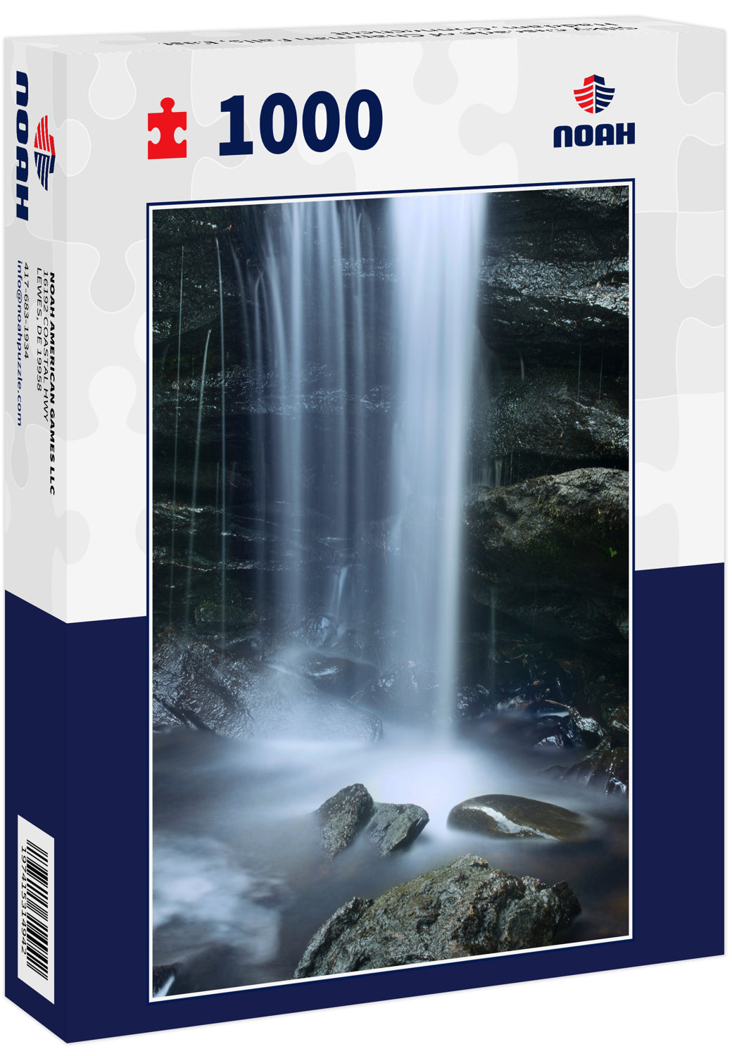 Silky cascade of Chapman Falls, East Haddam, Connecticut