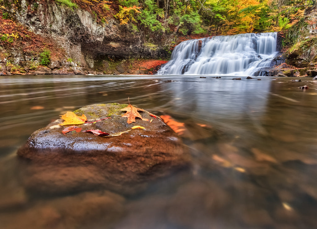 Wadsworth Falls during Autumn, Connecticut
