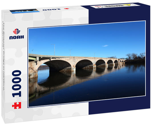 The Bulkeley Bridge in Hartford, Connecticut