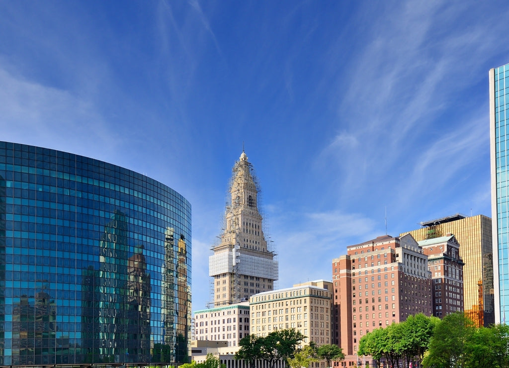 Downtown Hartford, Connecticut Skyline