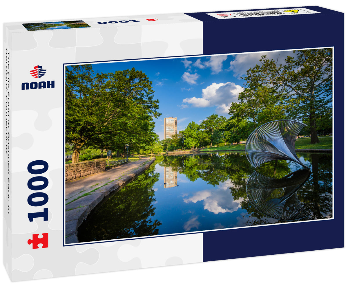 The Lily Pond at Bushnell Park, in Hartford, Connecticut