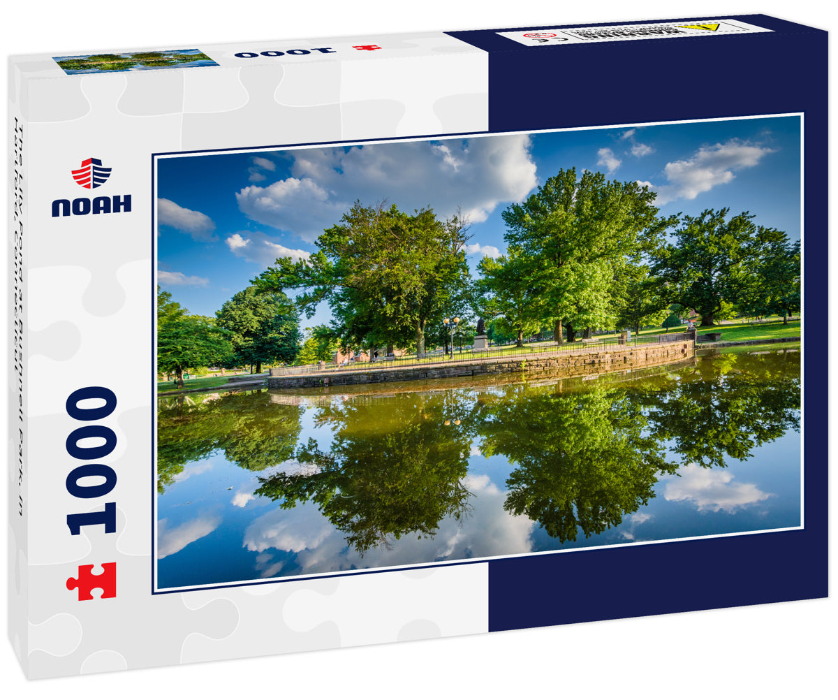 The Lily Pond at Bushnell Park, in Hartford, Connecticut