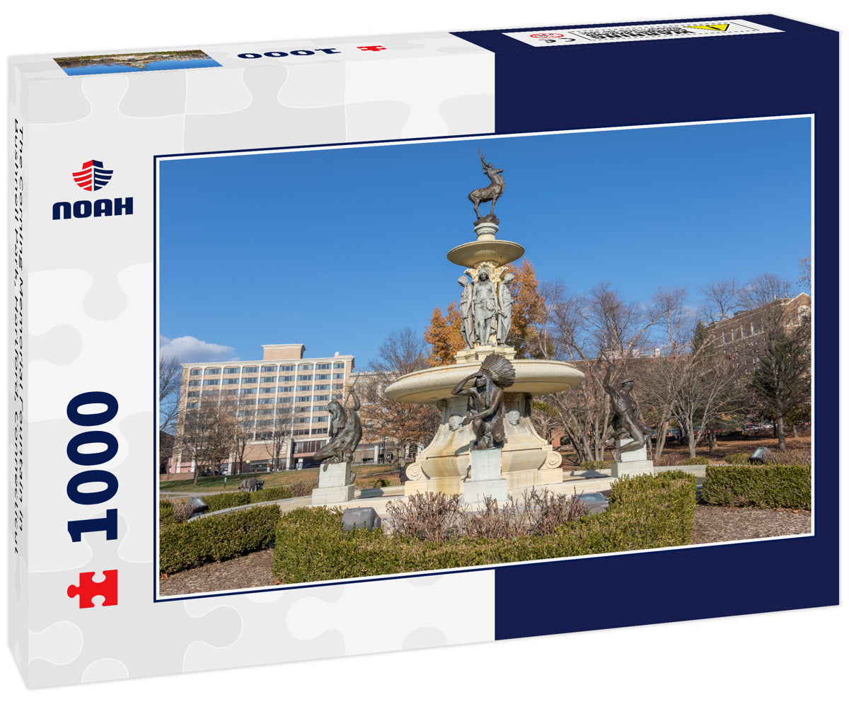 The Corning Memorial Fountain in Bushnell Park, Hartford, Connecticut