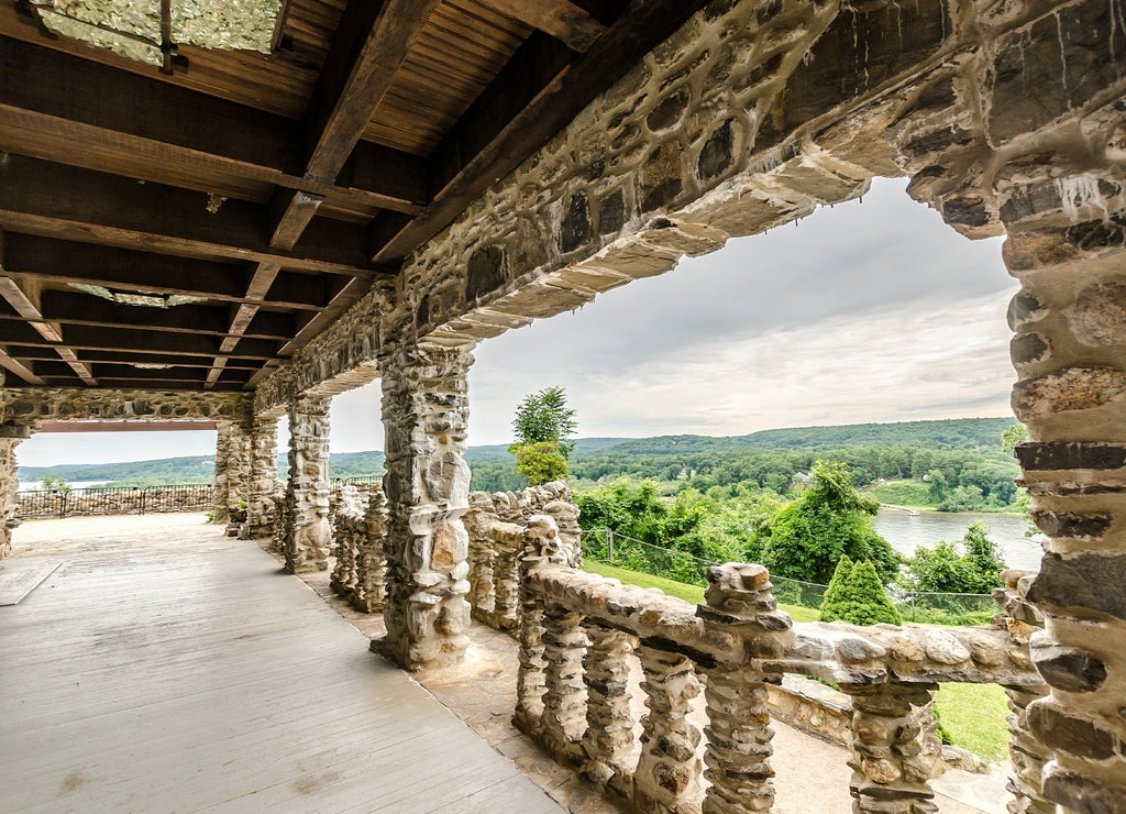 Gillette Castle terrace, Connecticut