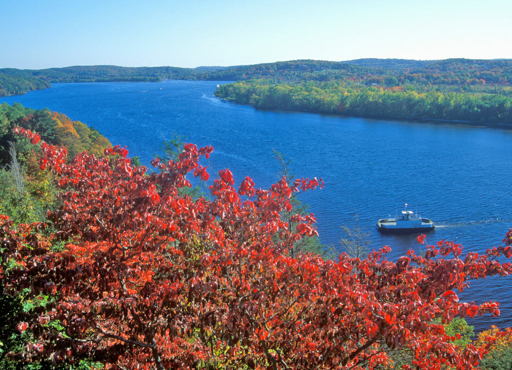 View of the Connecticut River form Gillette Castle, East Haddam, Connecticut