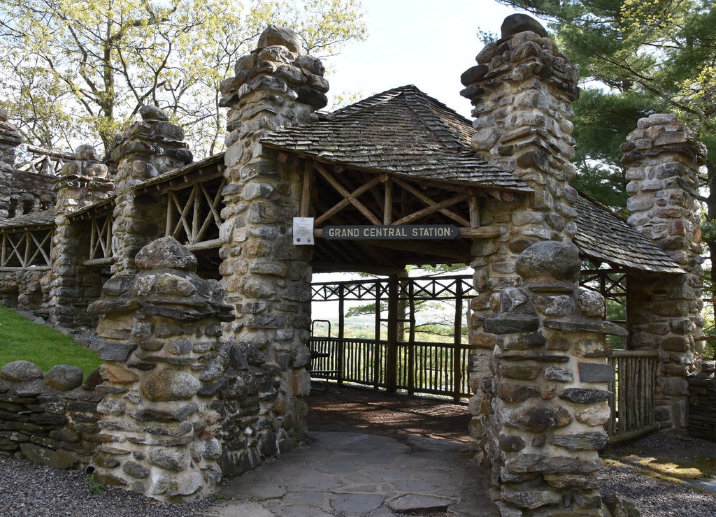 Grand Central Station at Gillette Castle State Park in East Haddam, Connecticut