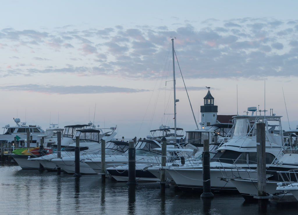 Saybrook Point at sunrise, Connecticut