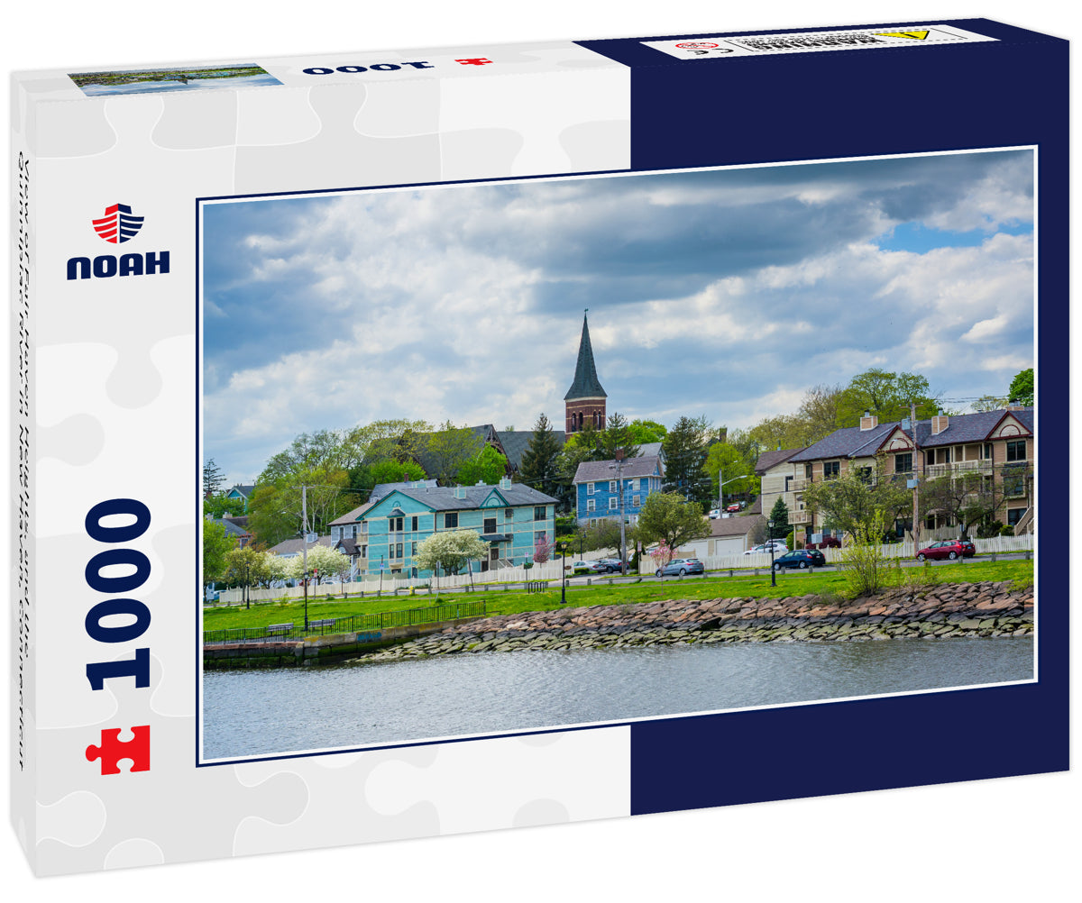 View of Fair Haven Heights, and the Quinnipiac River in New Haven, Connecticut