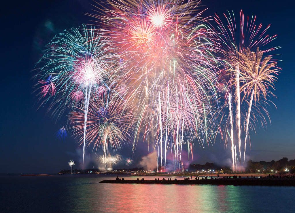 fireworks celebration in West haven Connecticut