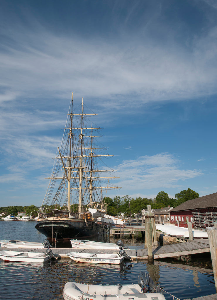 Historical Seaport in Mystic Connecticut