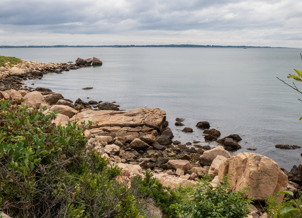 Rocky Connecticut coastline