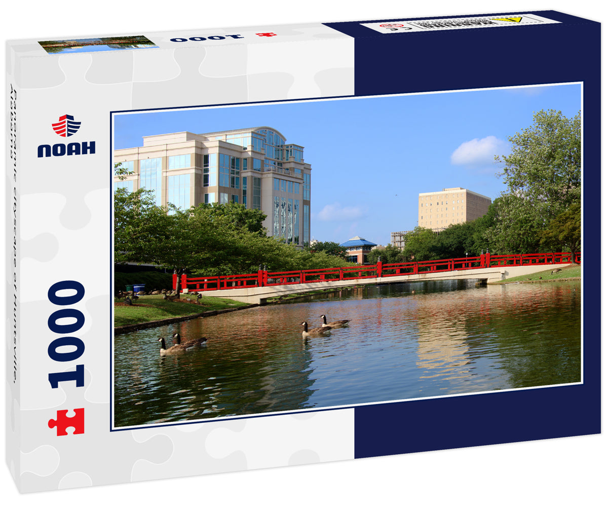 Panoramic cityscape of Huntsville, Alabama