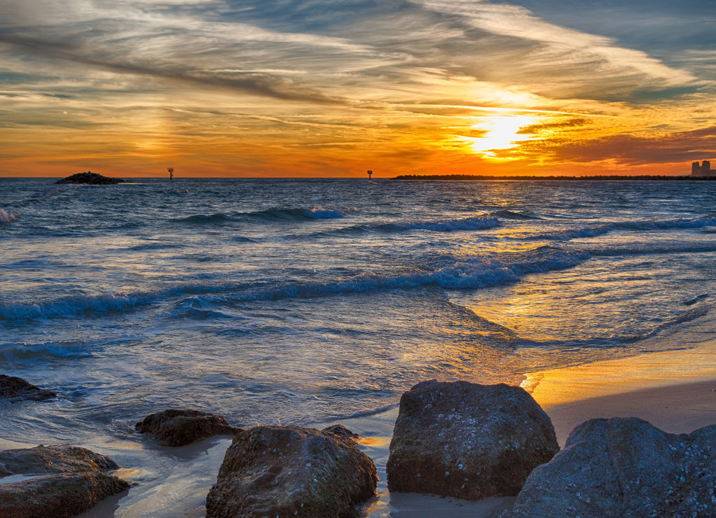 Sunset on Orange Beach Alabama