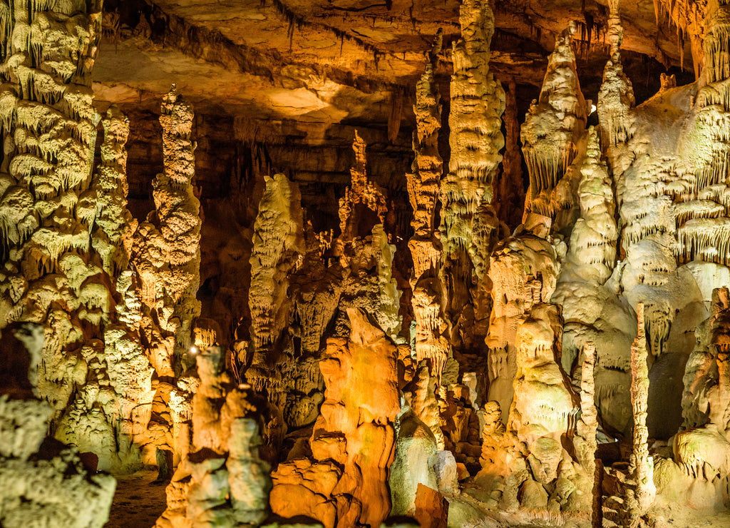 Cathedral Caverns State Park in Grant, Alabama underground view