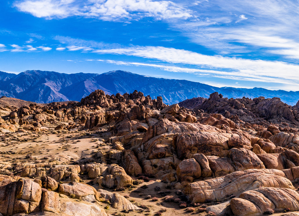 Aerial View of Mt Whitney Lone Pine, CA Eastern Sierra Nevada Alabama Hills