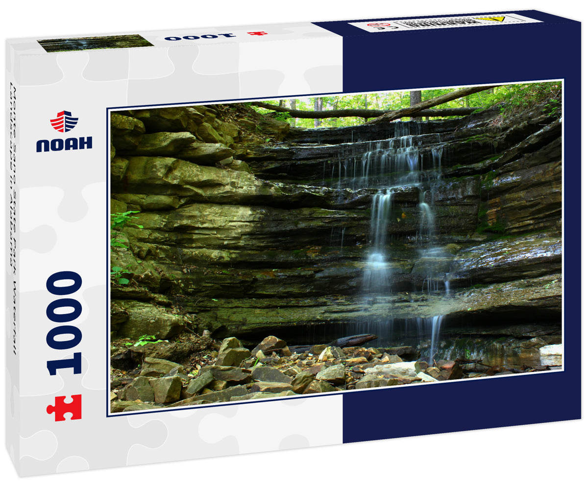 Monte Sano State Park Waterfall Landscape in Alabama