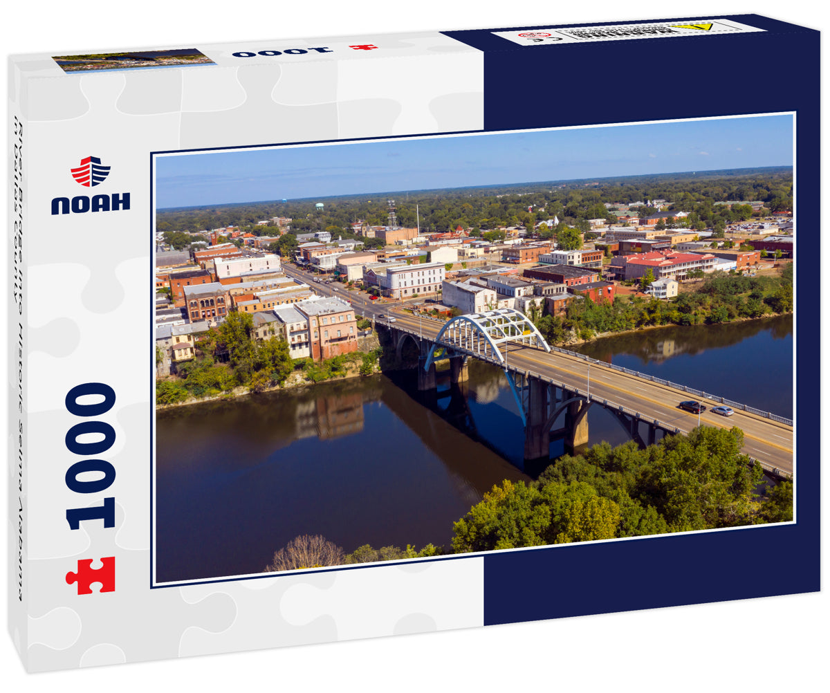 River Bridge into Historic Selma Alabama in Dallas County