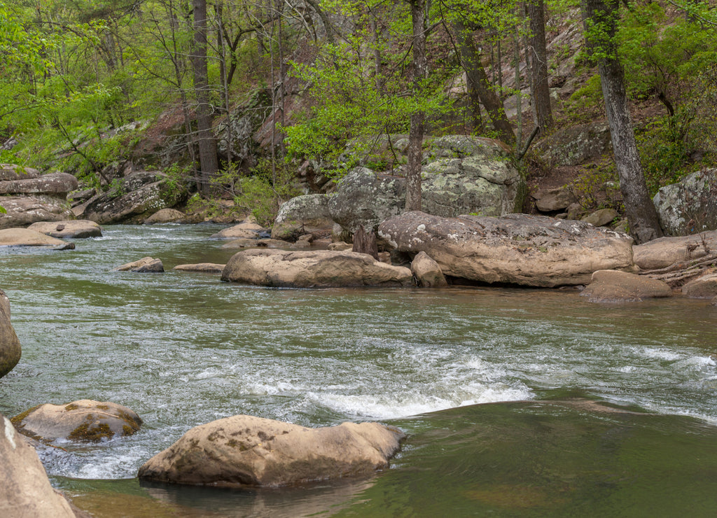 Noccalula Falls. Black Creek. Noccalula Falls Park and Campgrounds Alabama