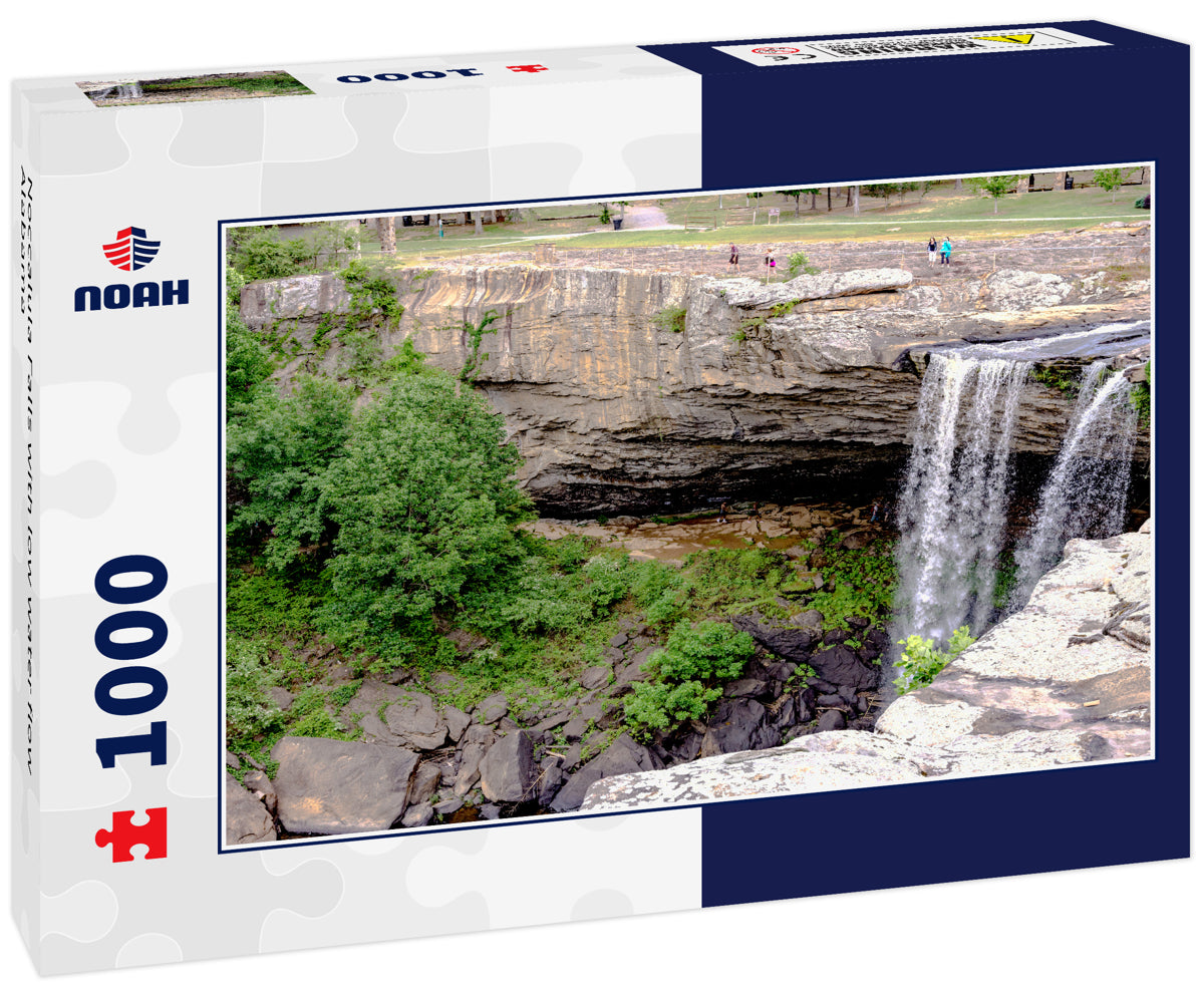 Noccalula Falls with low water flow Alabama