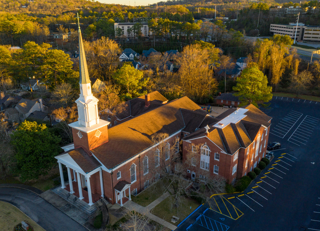 Church building in Birmingham Alabama USA