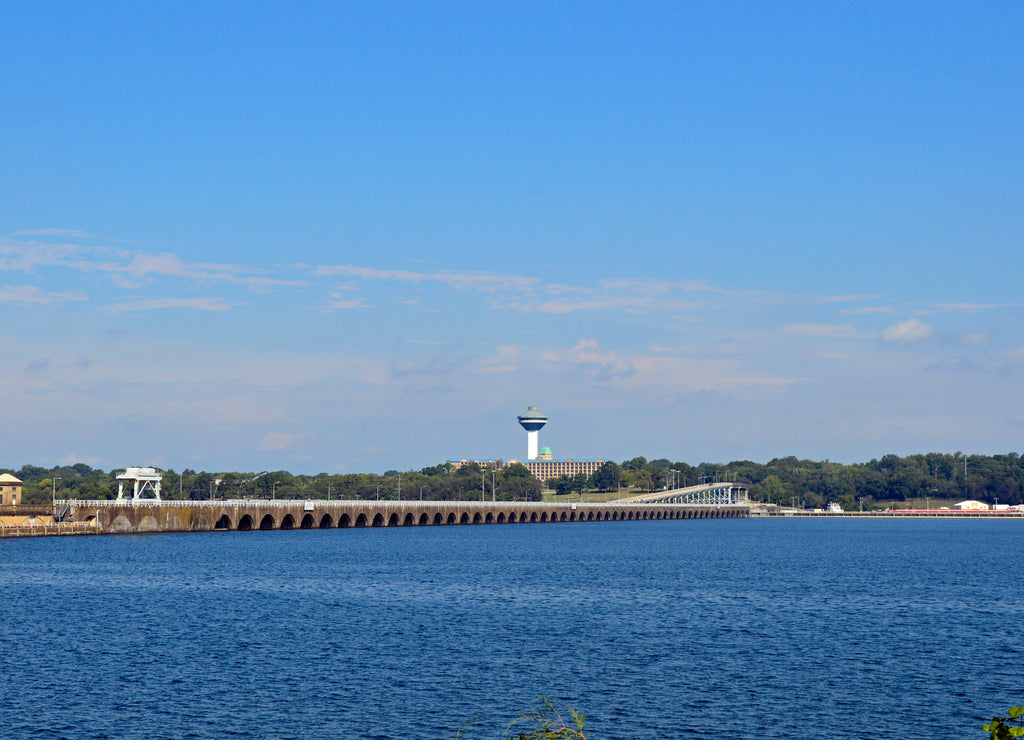 landscape photo of Wilson Dam near Florence, Alabama