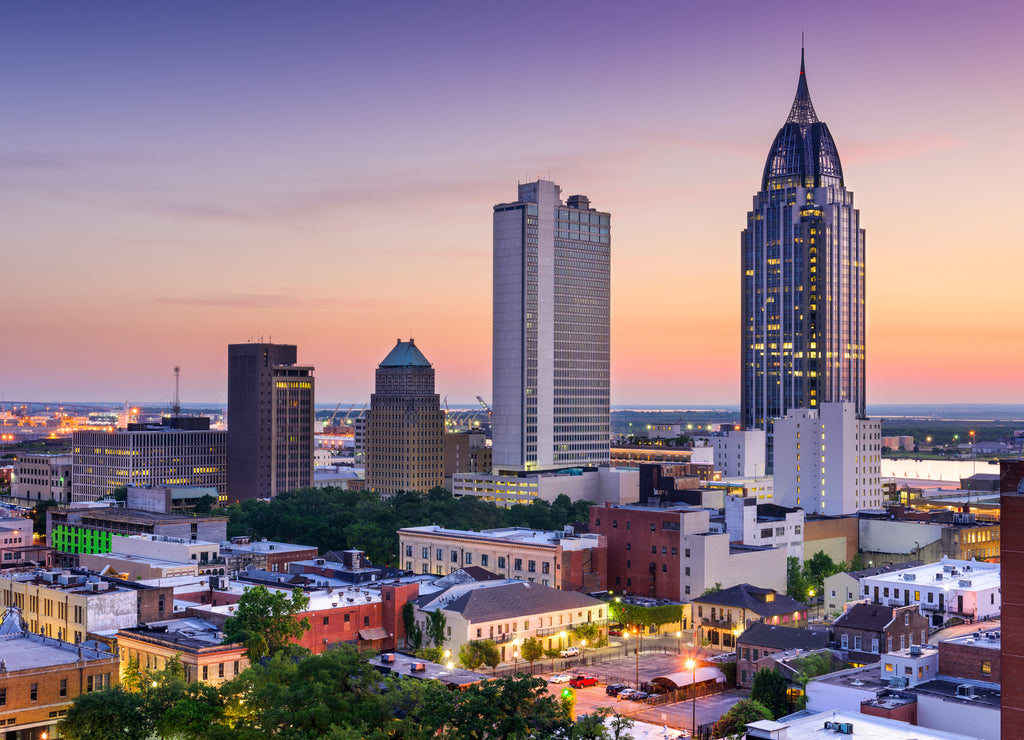 Mobile Alabama Skyline