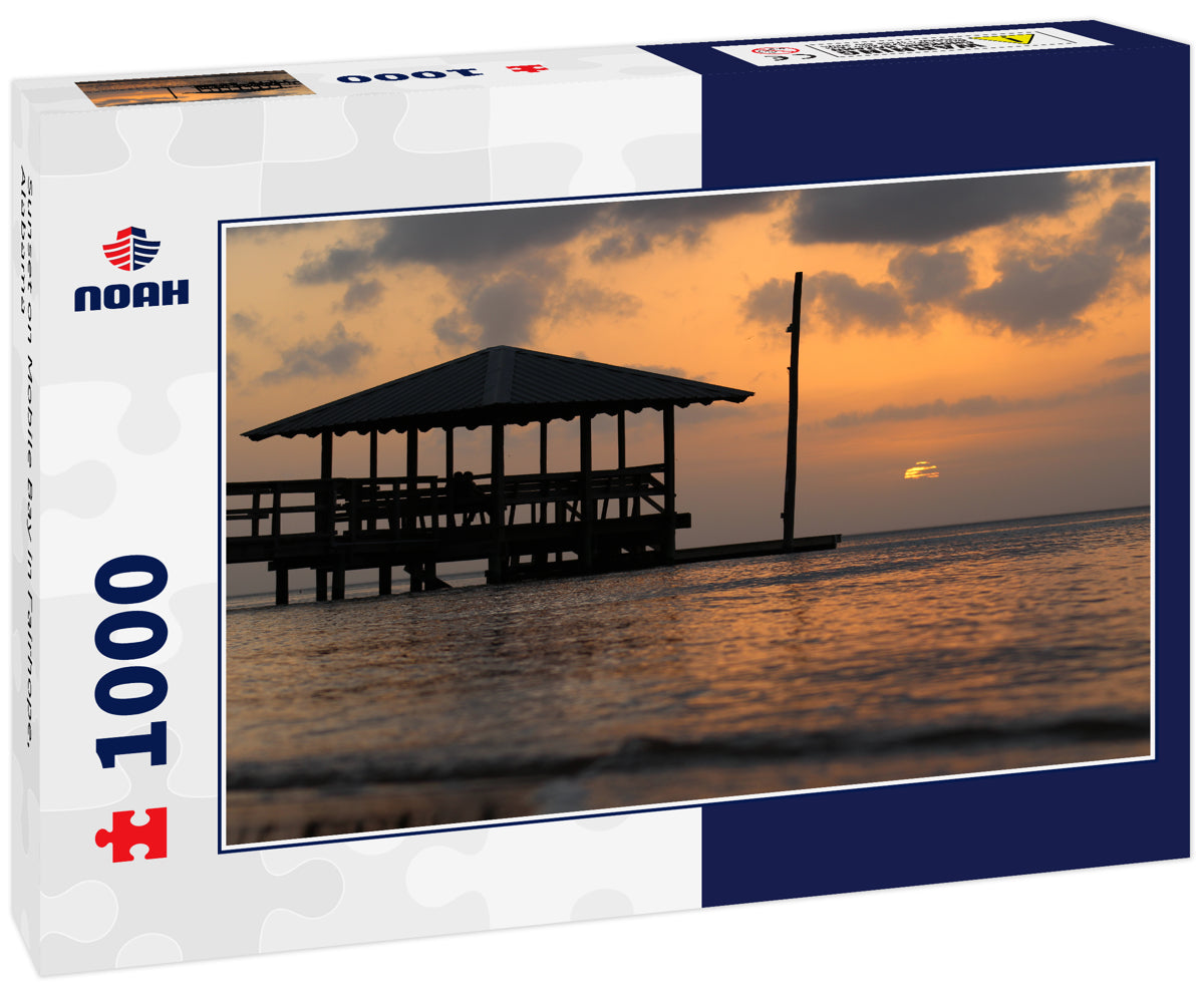 Sunset on Mobile Bay in Fairhope, Alabama