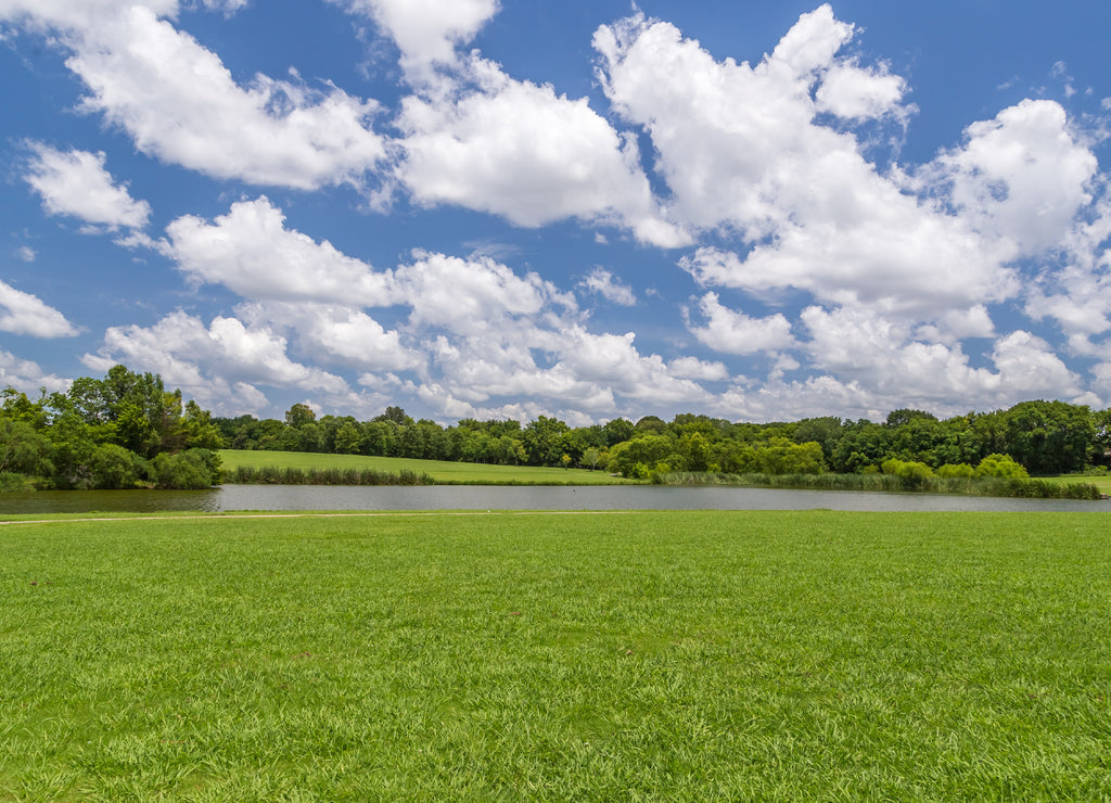 Public Park Landscape: Landscape capture of Alabama Shakespeare Festival Park in Montgomery, Alabama