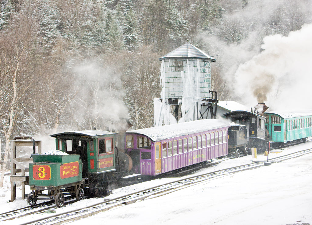 Mount Washington Cog Railway, Bretton Woods, New Hampshire, USA