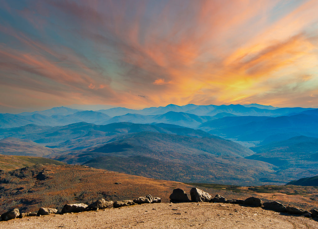 View from Mt. Washington New Hampshire