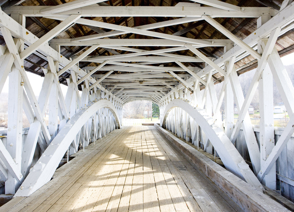 Groveton Covered Bridge (1852), New Hampshire, USA