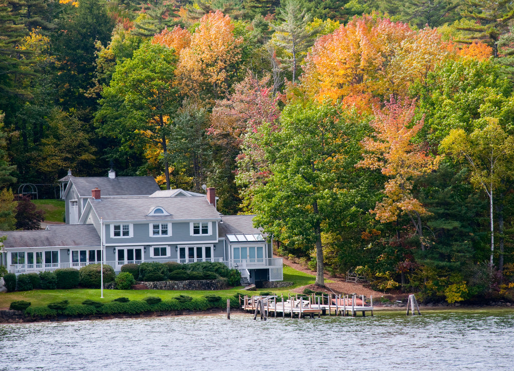 Lake Winnipesaukee in New Hampshire in the USA