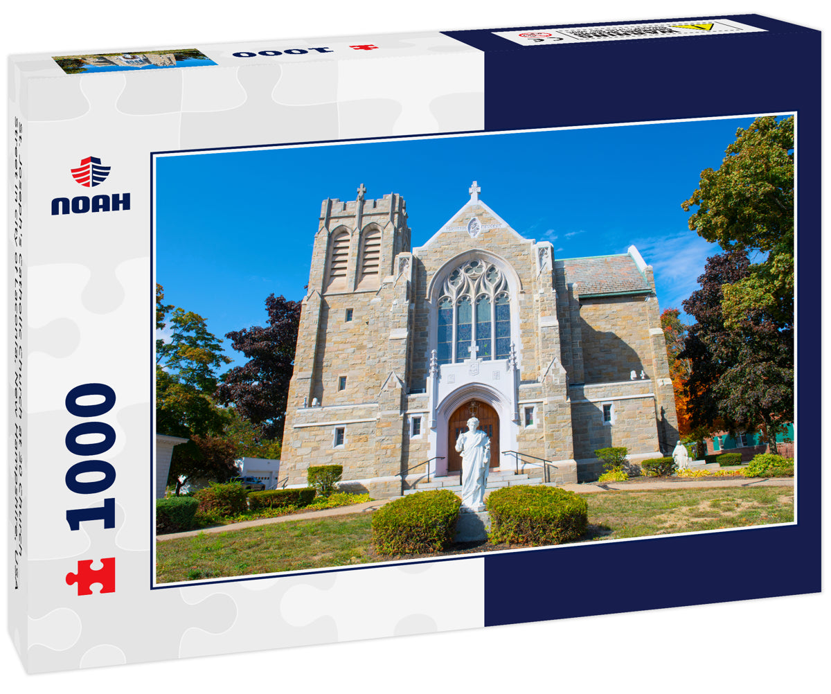 St. Joseph's Catholic Church at 30 Church Street in city of Laconia, New Hampshire, USA