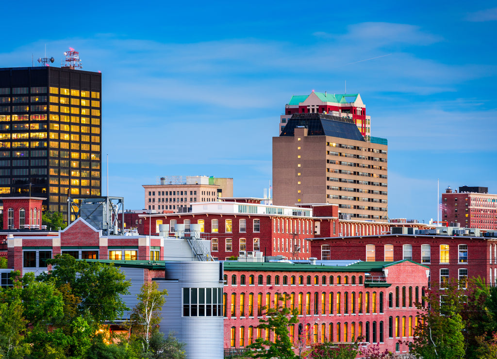 Manchester, New Hampshire Skyline