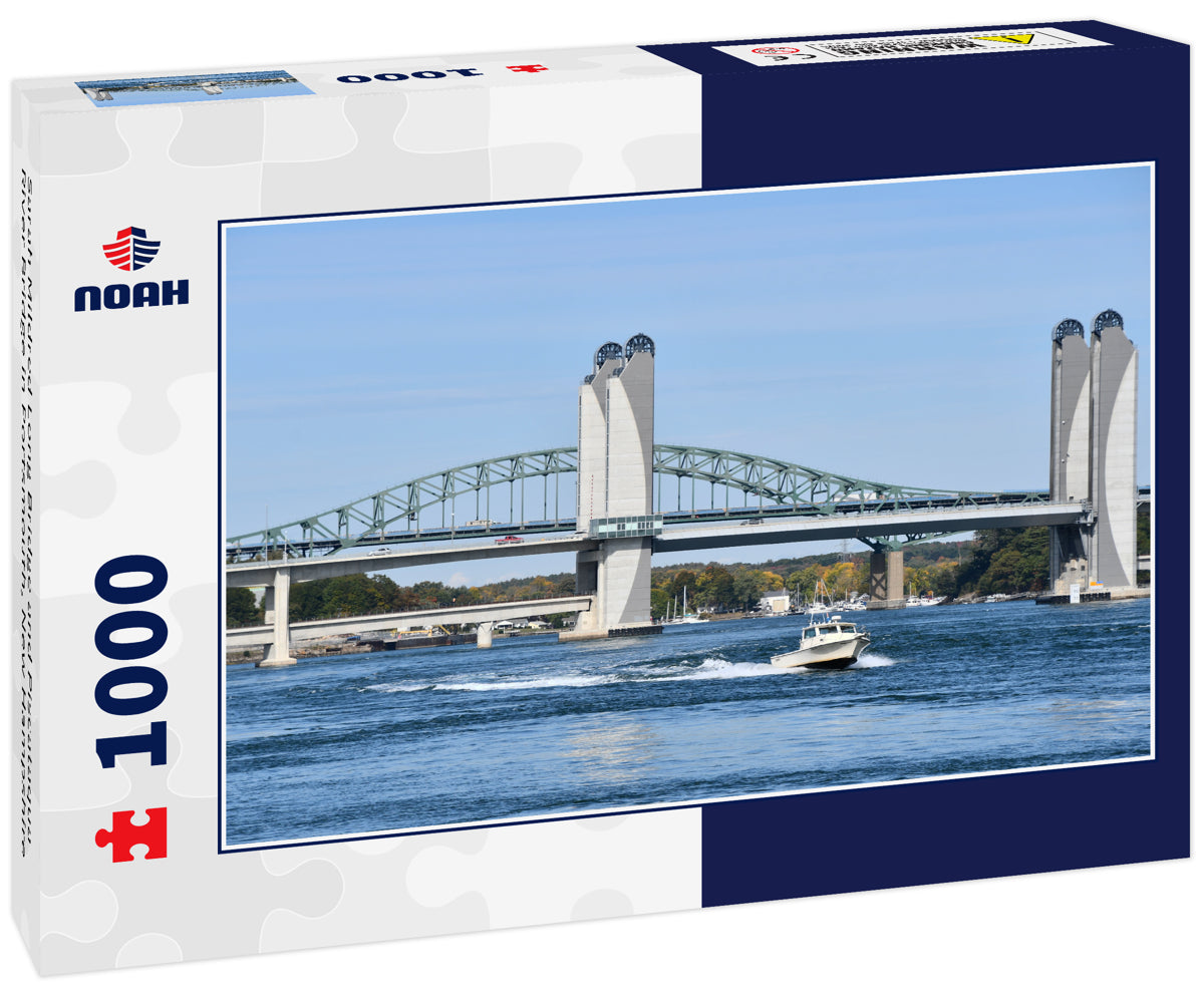 Sarah Mildred Long Bridge and Piscataqua River Bridge in Portsmouth, New Hampshire