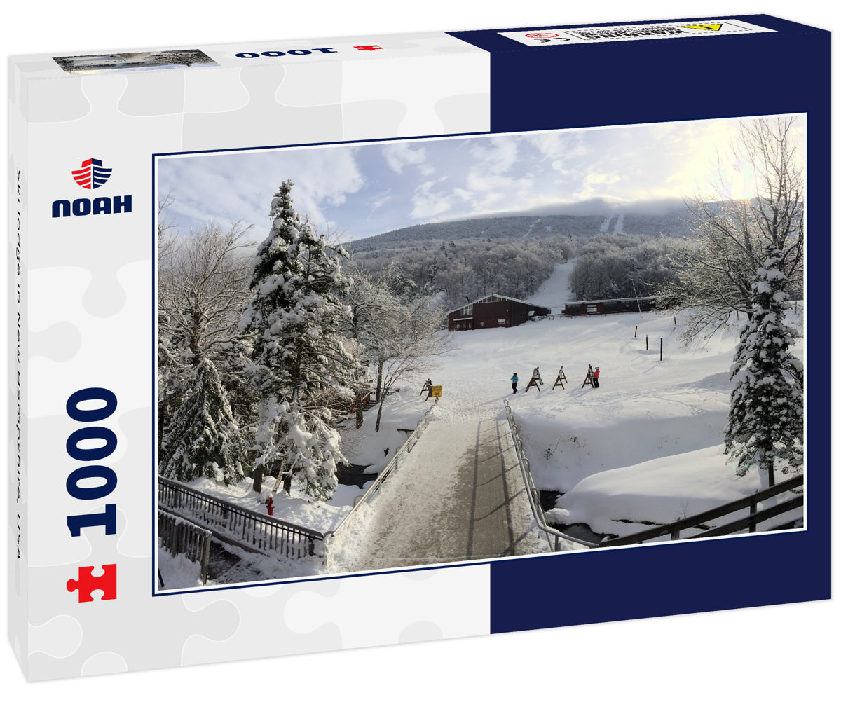 Ski lodge in New Hampshire, USA