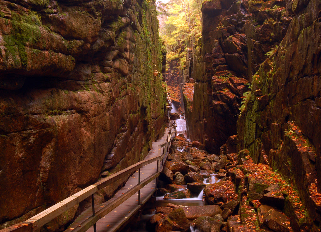 The Flume Gorge, Franconia State Park, New Hampshire