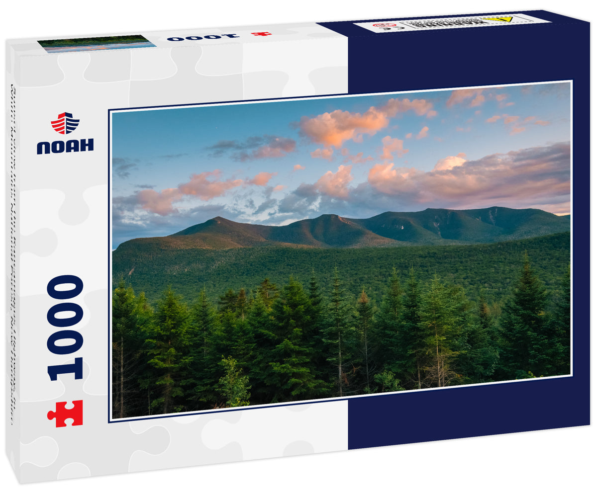 Sunset view from the Kancamagus Highway, in White Mountains National Forest, New Hampshire