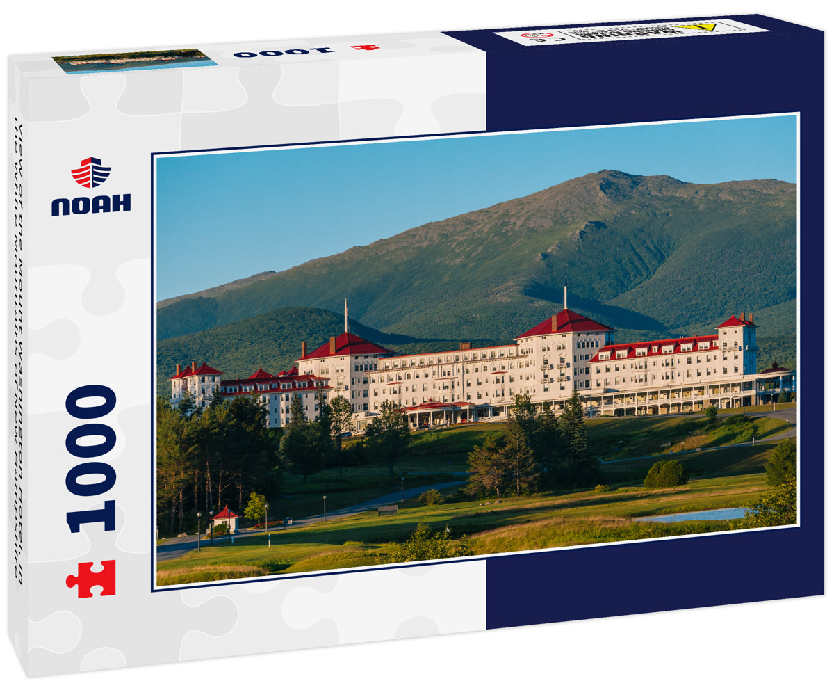 View of the Mount Washington Hotel, in the White Mountains of New Hampshire