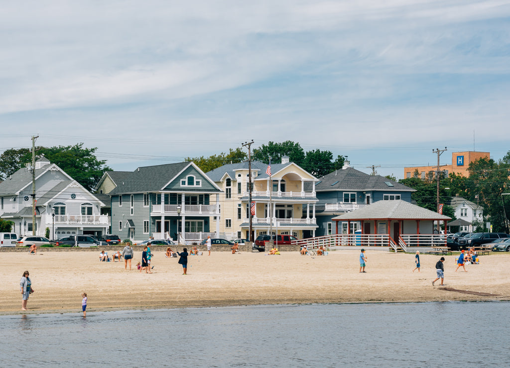 View of the Municipal Beach Park in Somers Point, New Jersey