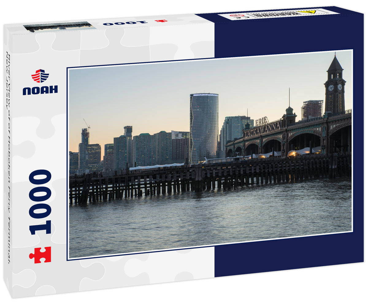 River View of of Hoboken Ferry Terminal, New Jersey