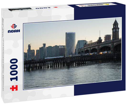 River View of of Hoboken Ferry Terminal, New Jersey