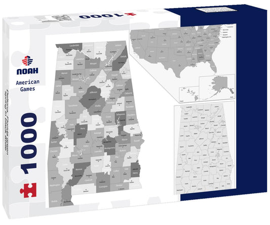 Noah Jigsaw Puzzle Deltona, Florida green spring in black white 1000 pieces