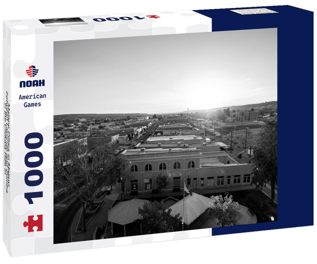 Noah Jigsaw Puzzle Malape Pillars in Malawi, between Liwonde and Zomba in the Chikala Hills in black white 1000 pieces