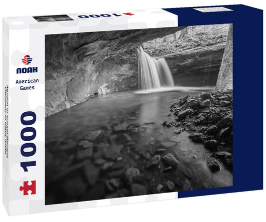 Noah Jigsaw Puzzle Munich in sunset Bavaria, Germany in black white 1000 pieces