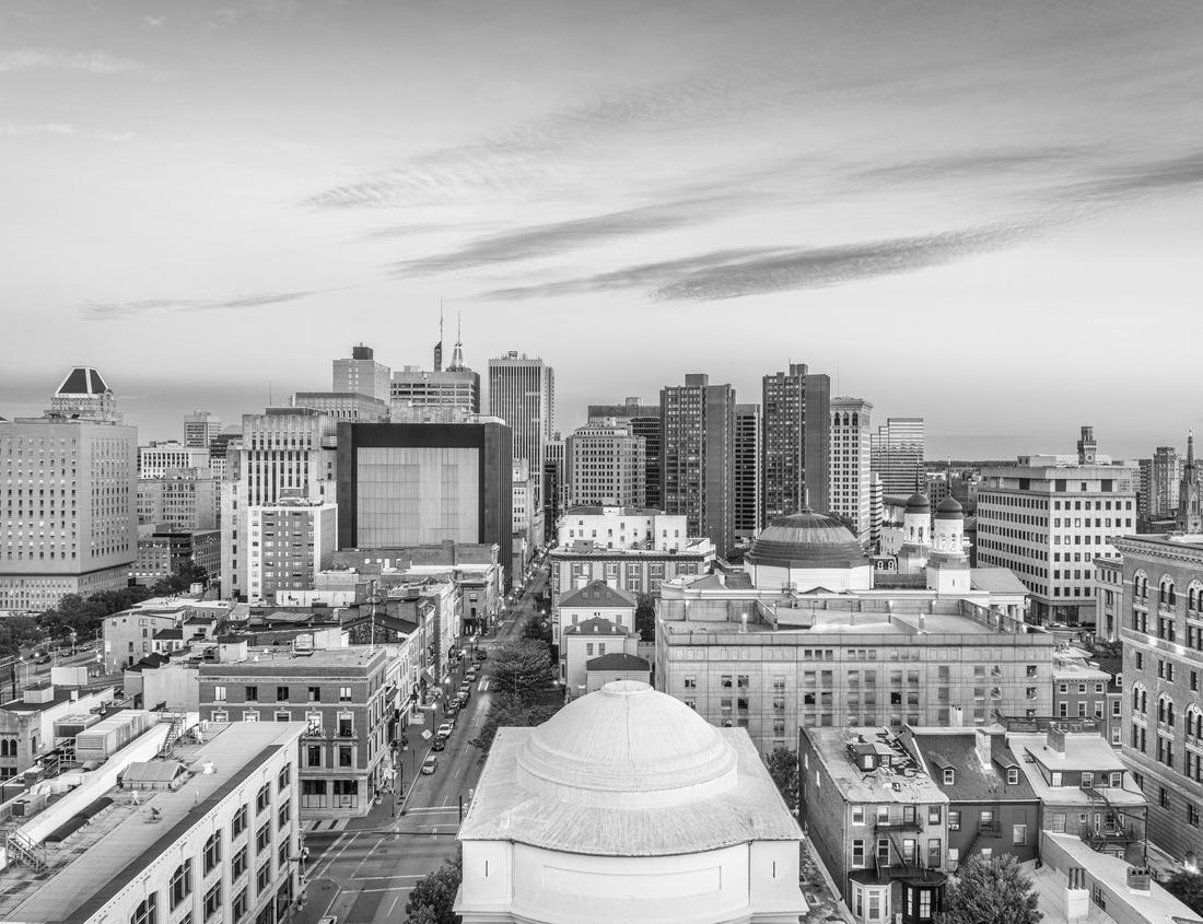 Noah Jigsaw Puzzle Cambridge city water canal at dusk. England in black white 1000 pieces