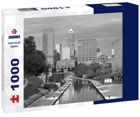 Noah Jigsaw Puzzle Deggendorf, Germany in black white 1000 pieces