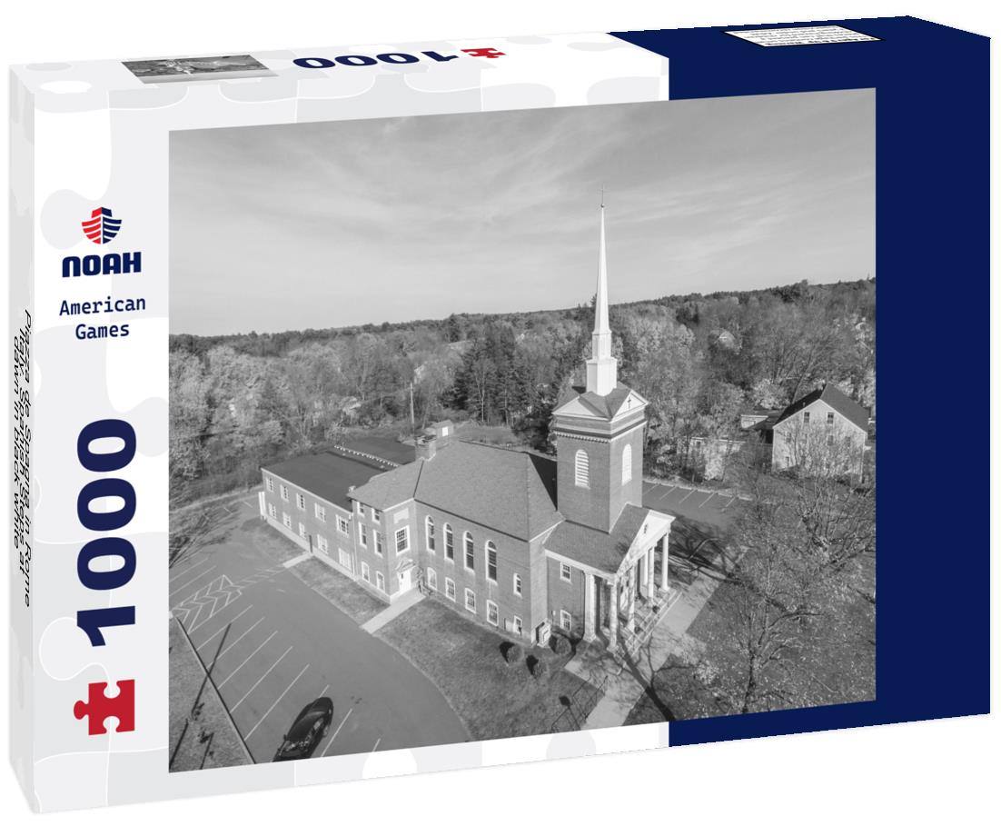 Noah Jigsaw Puzzle Piazza de Spagna in Rome, Italy. Spanish Steps at dawn in black white 1000 pieces