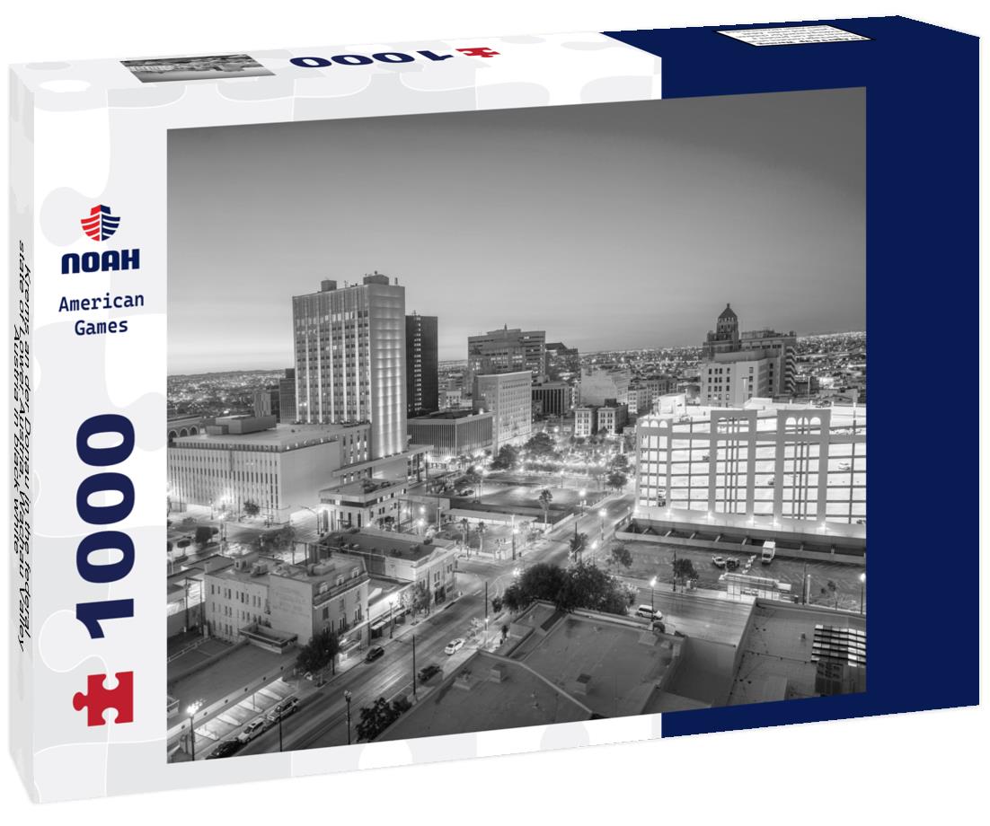 Noah Jigsaw Puzzle Krems an der Donau in the federal state of Lower Austria, Wachau Valley, Austria in black white 1000 pieces